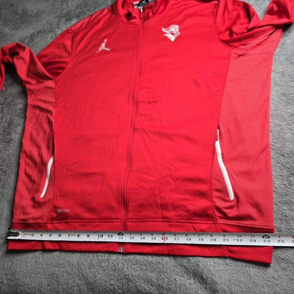 Nike Jordan Flight One Team Track Jacket Mens 3XL Red Dri-Fit Rutgers 696736-657